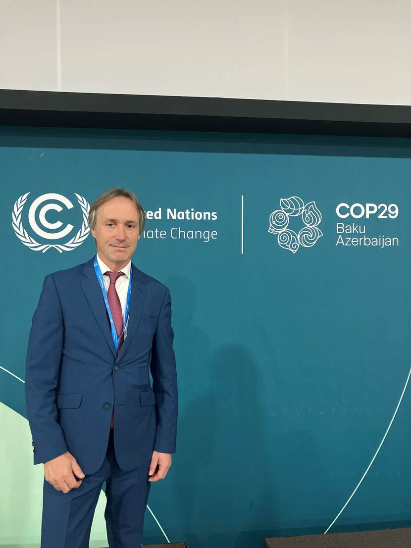 Energy envoy Frederik Wisselink at COP29.